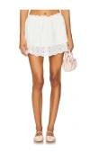 Lpa Jen Mini Skirt In White