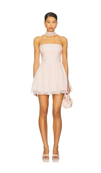 Lpa Kalina Mini Dress In Neutral