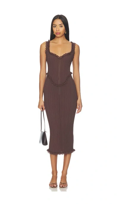 Lpa Kathy Sweetheart Dress In Multi