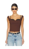 Lpa Kenley Top In Black & Brown