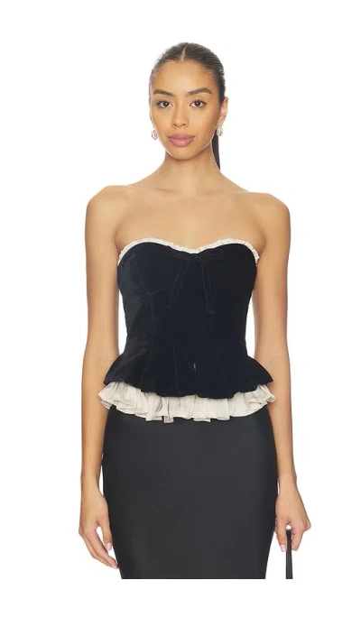 Lpa Lauretta Corset Top In Black