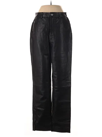 Pre-owned Lpa Leather Pants In Black