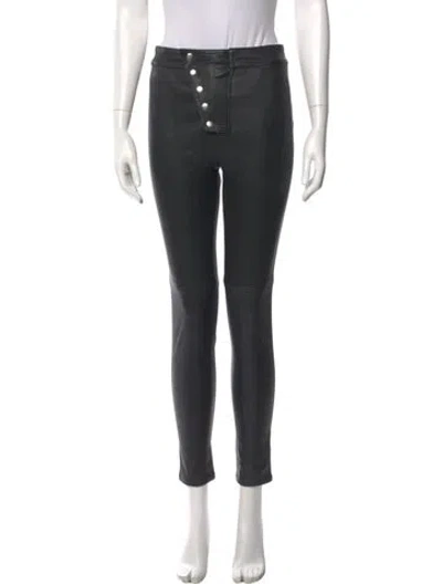 Pre-owned Lpa Leather Skinny Leg Pants W/ Tags In Black