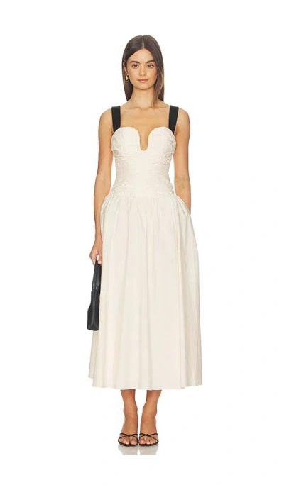 Lpa Leisl Midi Dress In White
