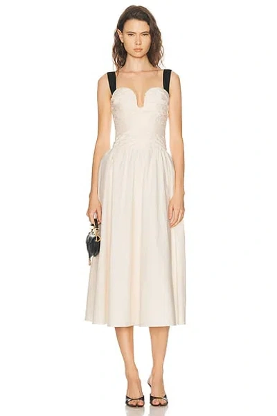 Lpa Leisl Midi Dress In White