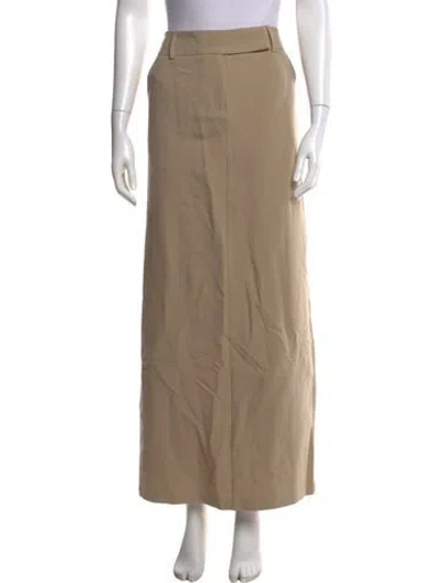 Pre-owned Lpa Long Skirt In Neutral