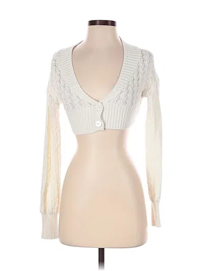 Pre-owned Lpa Long Sleeve Top Ivory Sweetheart Neckline Tops