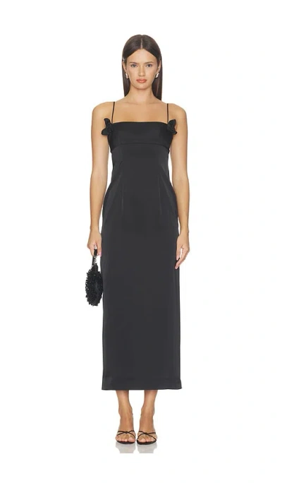 Lpa Marcella Midi Dress In Black