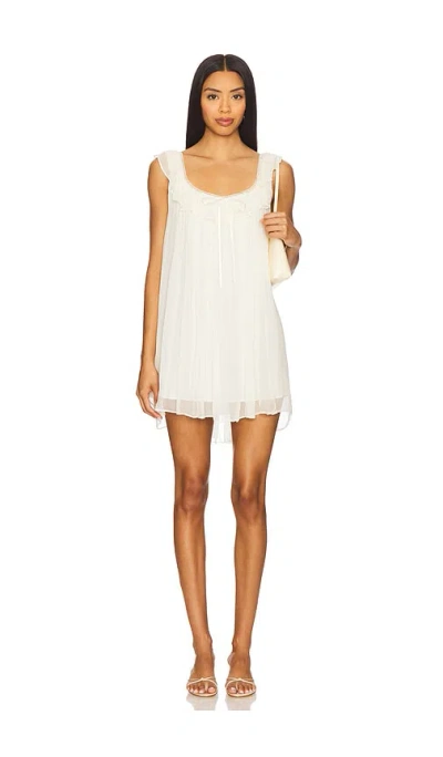 Lpa Mel Mini Dress In White