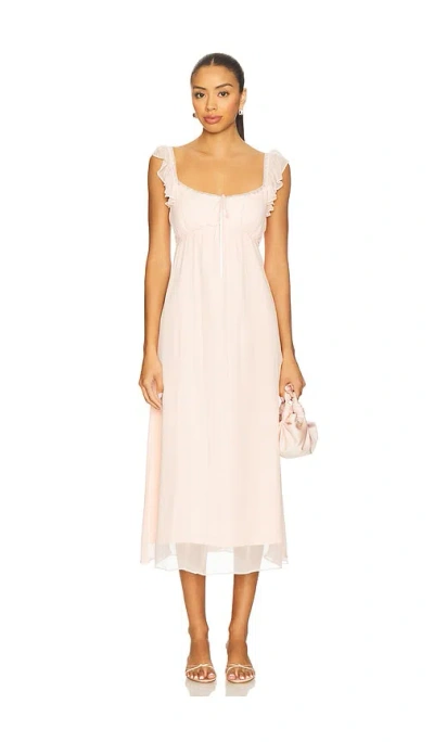 Lpa Melia Midi Dress In Pink