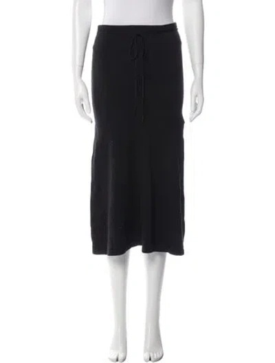 Pre-owned Lpa Midi Length Skirt In Black