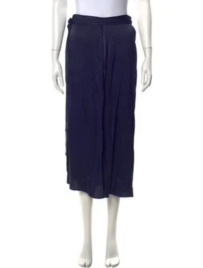 Pre-owned Lpa Midi Length Skirt In Blue