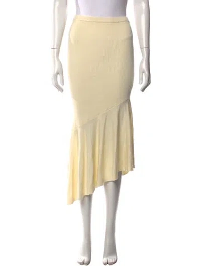 Pre-owned Lpa Midi Length Skirt In Neutral