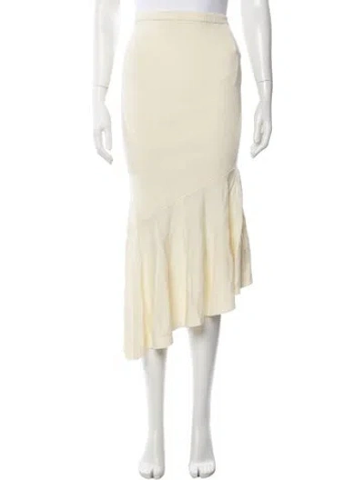 Pre-owned Lpa Midi Length Skirt In Neutral