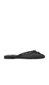 Lpa Milano Mule In Black Woven Leather