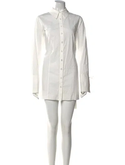 Pre-owned Lpa Mini Dress In White