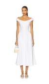 Lpa Mira Midi Dress In White