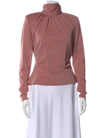 Pre-owned Lpa Mock Neck Long Sleeve Sweatshirt In Pink