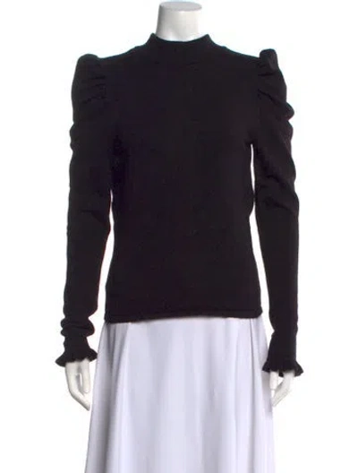 Pre-owned Lpa Mock Neck Sweater In Black
