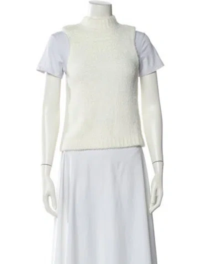 Pre-owned Lpa Mock Neck Sweater In Neutral