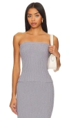Lpa Nara Tube Top In Grey