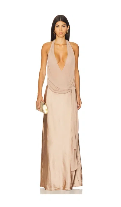Lpa Nyla Gown In Brown