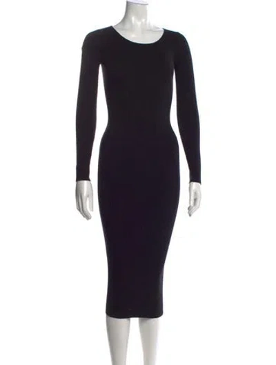 Pre-owned Lpa Nylon Knee-length Dress In Black