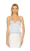 Lpa Odette Corset Top In Blue