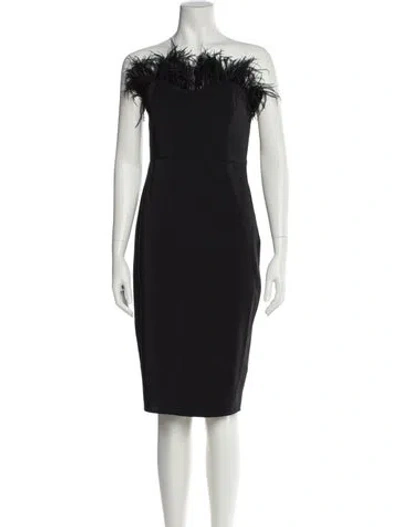 Pre-owned Lpa Off-the-shoulder Mini Dress In Black