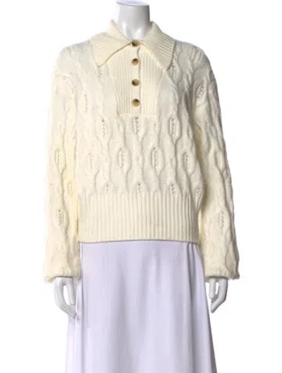 Pre-owned Lpa Open Front Sweater In Neutrals