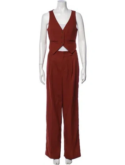 Pre-owned Lpa Pant Set In Brown