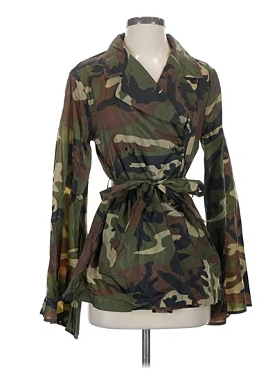 Pre-owned Lpa Raincoat In Green