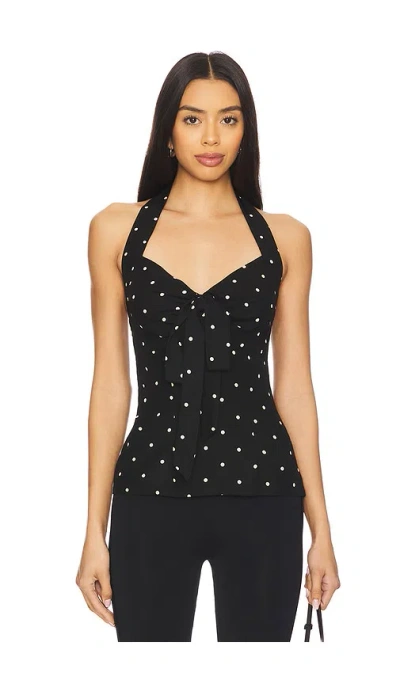 Lpa Romi Halter Top In Black