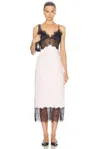 Lpa Rosa Midi Dress In Pink & Black