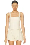 Lpa Roselle Corset Top In Ivory
