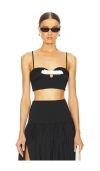 Lpa Sabrina Bow Top In Black