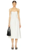 Lpa Sarita Midi Dress In Coconut Milk