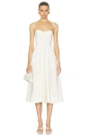 Lpa Sarita Midi Dress In Coconut Milk