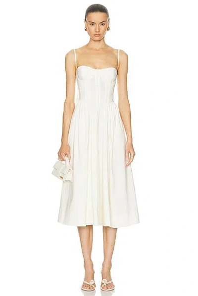 Lpa Sarita Midi Dress In Coconut Milk