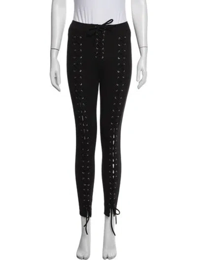 Pre-owned Lpa Skinny Leg Pants In Black