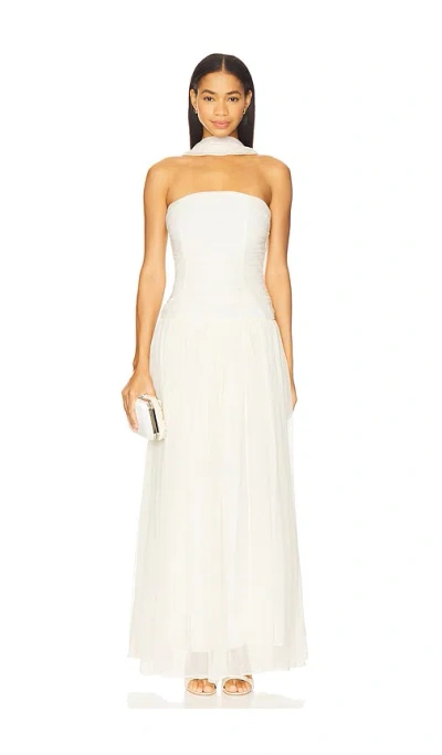Lpa Skye Maxi Dress In White