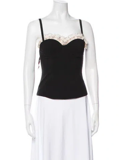 Pre-owned Lpa Square Neckline Sleeveless Crop Top W/ Tags In White
