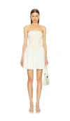Lpa Stacci Mini Dress In Beige & Cream