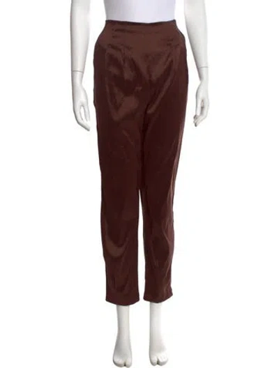 Pre-owned Lpa Straight Leg Pants In Brown