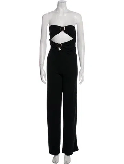 Pre-owned Lpa Strapless Jumpsuit In Black
