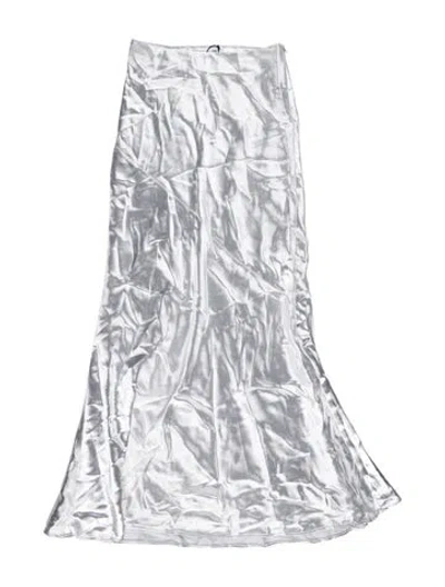 Pre-owned Lpa Strapless Long Dress In Blue