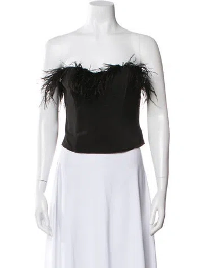 Pre-owned Lpa Strapless Top In Black