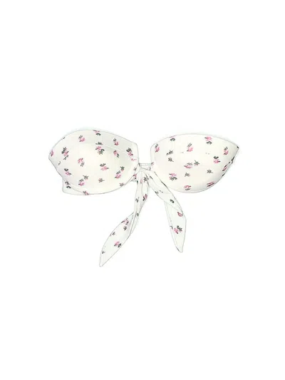 Pre-owned Lpa Swimsuit Top Ivory Swimwear In White