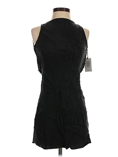 Pre-owned Lpa Tank Top Black Halter Neckline Tops