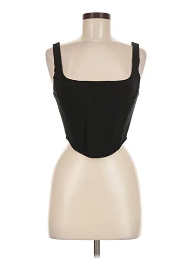 Pre-owned Lpa Tube Top Black Strapless Neckline Tops